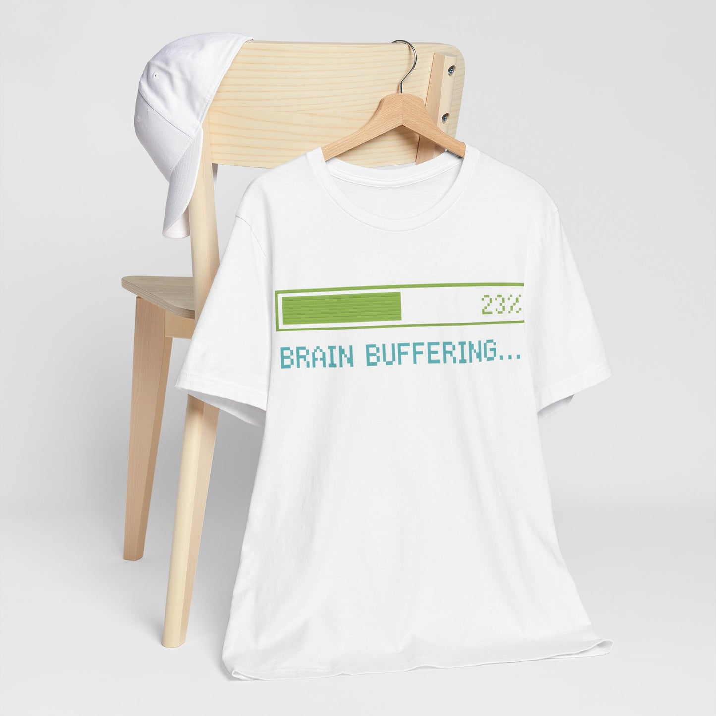 Brain Buffering Funny Graphic Tee – Gamer Humour