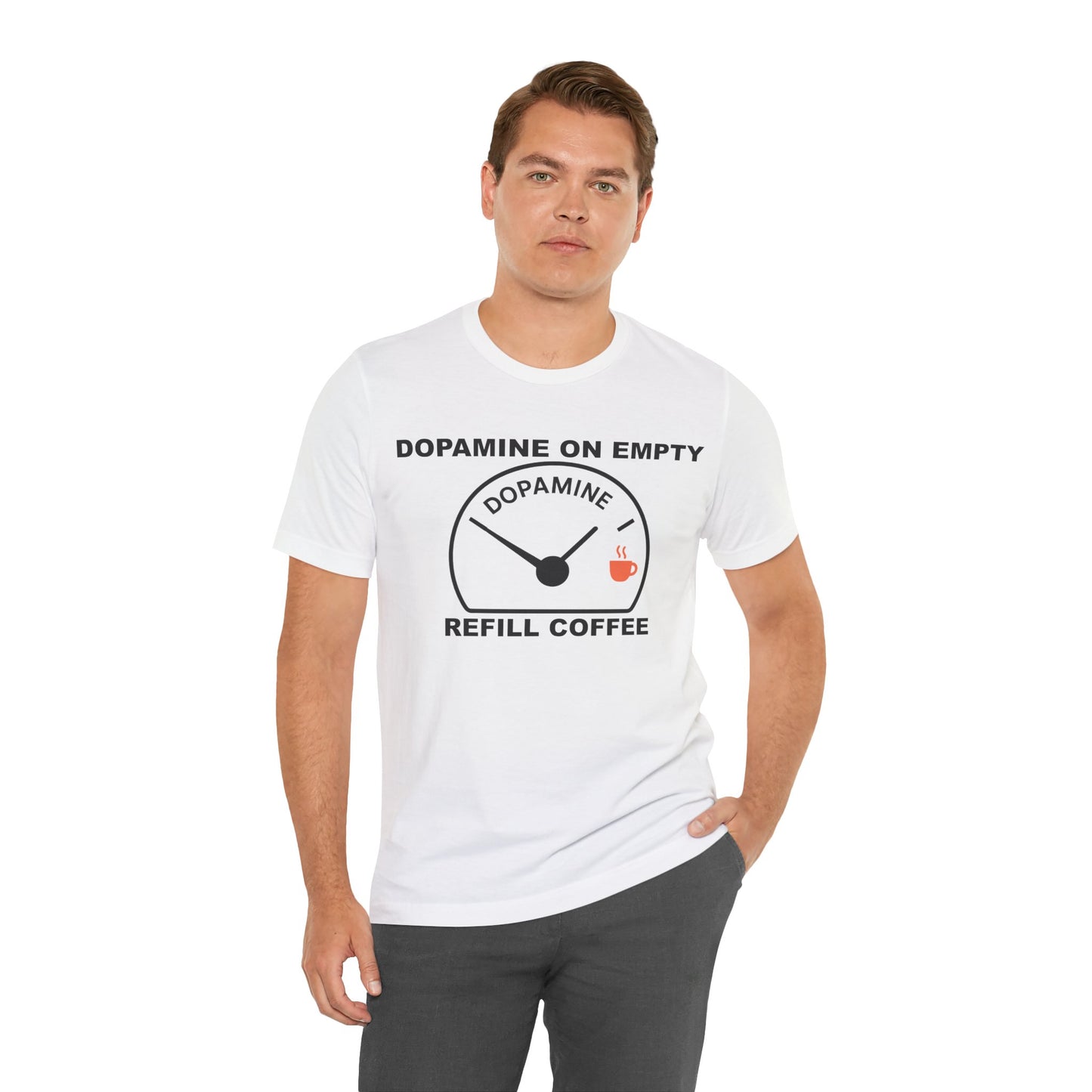 Dopamine on Empty Coffee Lovers Graphic Tee