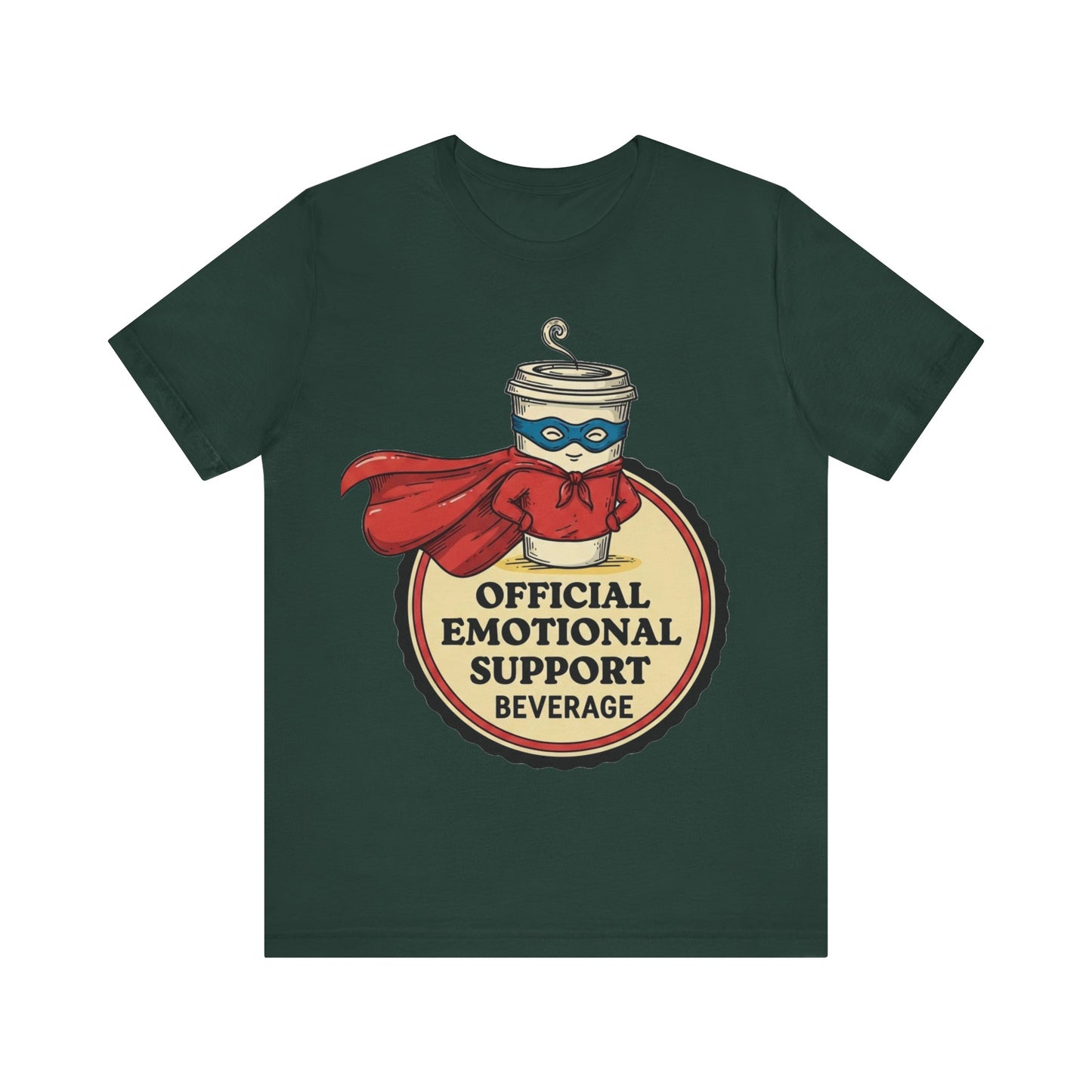 Coffee Superhero Graphic Tee – Funny Barista Shirt