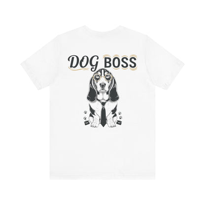 Dog Boss Funny Dog Lover Graphic Tee
