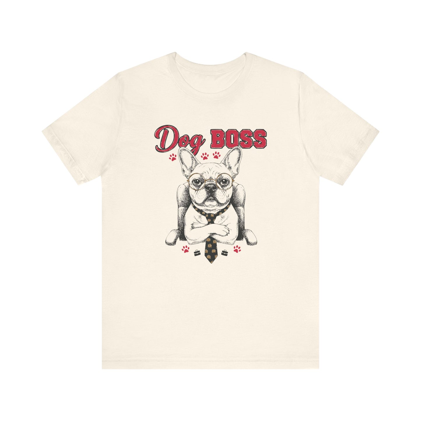 Dog Boss Funny Dog Lover Graphic Tee