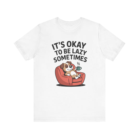 Lazy Dog Funny Pet Lover Graphic Tee