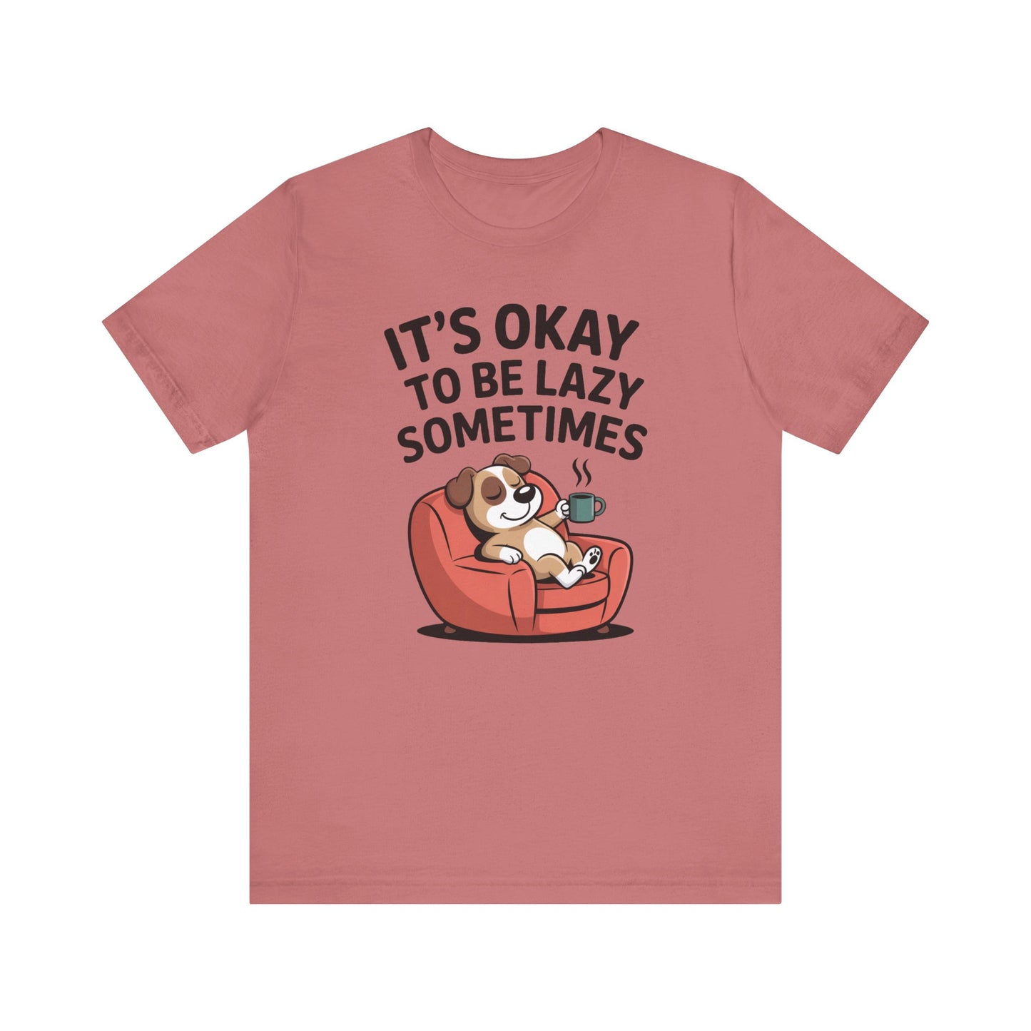 Lazy Dog Funny Pet Lover Graphic Tee
