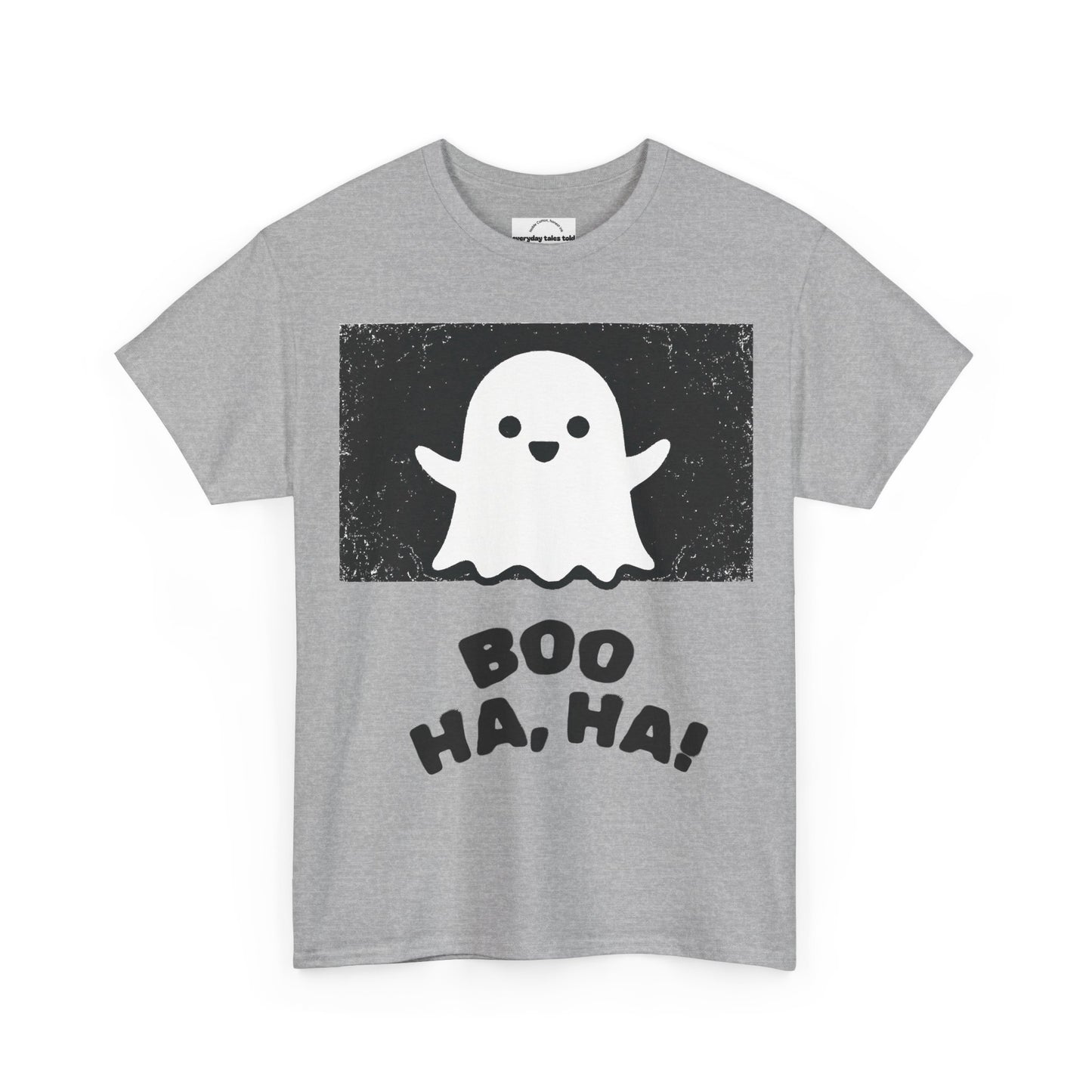 Funny Halloween Ghost T‑Shirt – “BOO HA, HA!” Graphic Design | Unisex Spooky Season Tee
