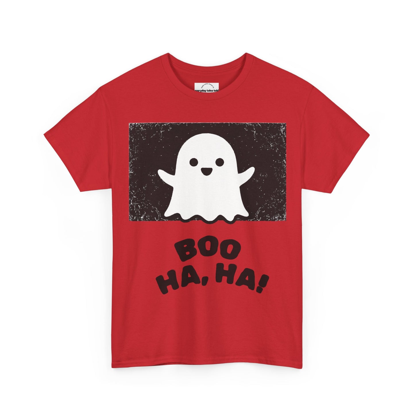 Funny Halloween Ghost T‑Shirt – “BOO HA, HA!” Graphic Design | Unisex Spooky Season Tee