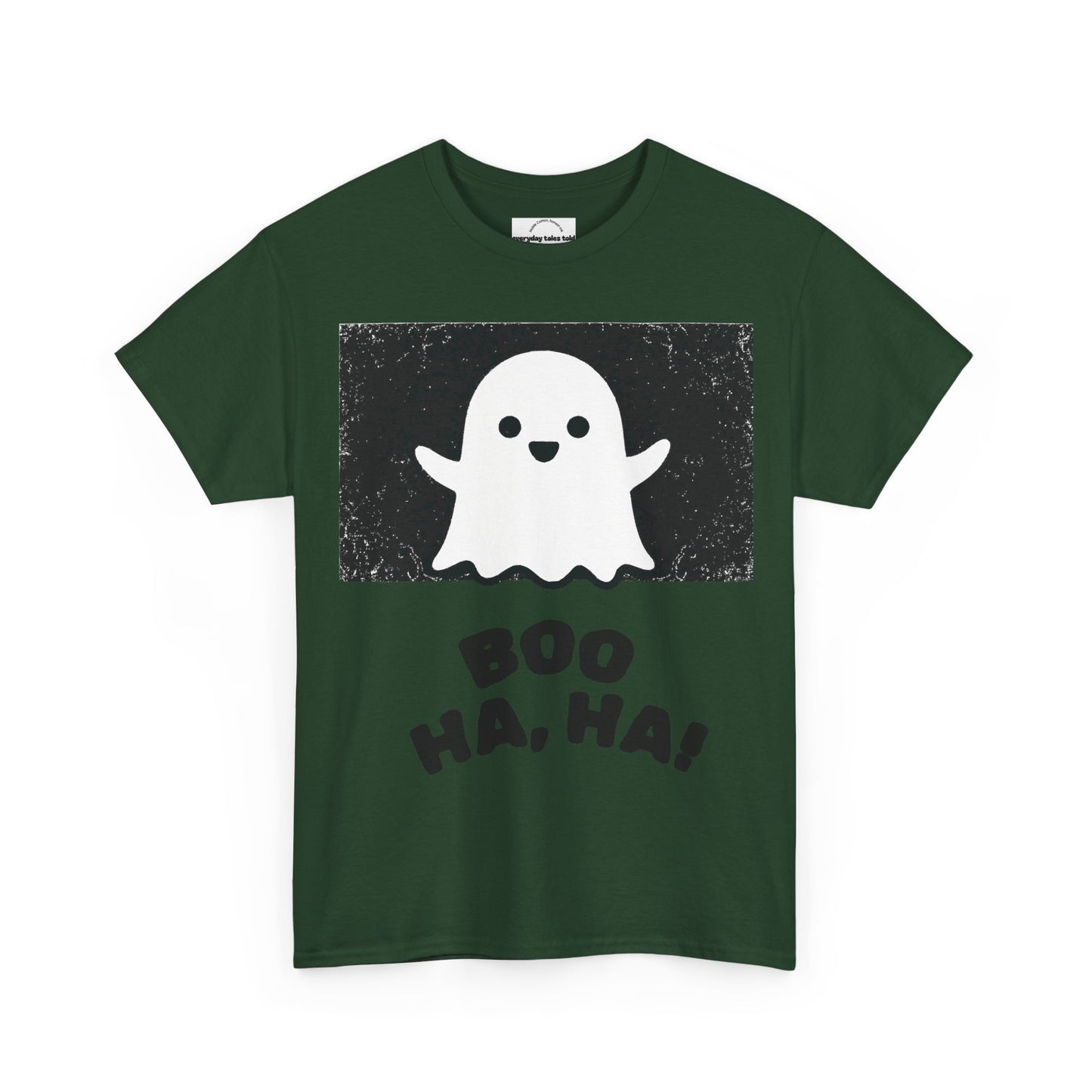 Funny Halloween Ghost T‑Shirt – “BOO HA, HA!” Graphic Design | Unisex Spooky Season Tee