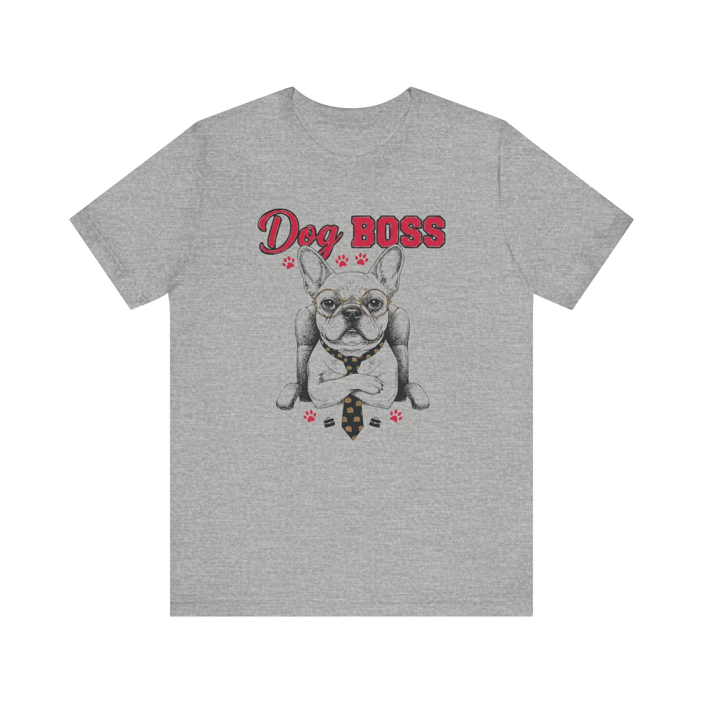 Dog Boss Funny Dog Lover Graphic Tee