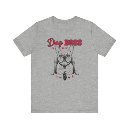 Dog Boss Funny Dog Lover Graphic Tee