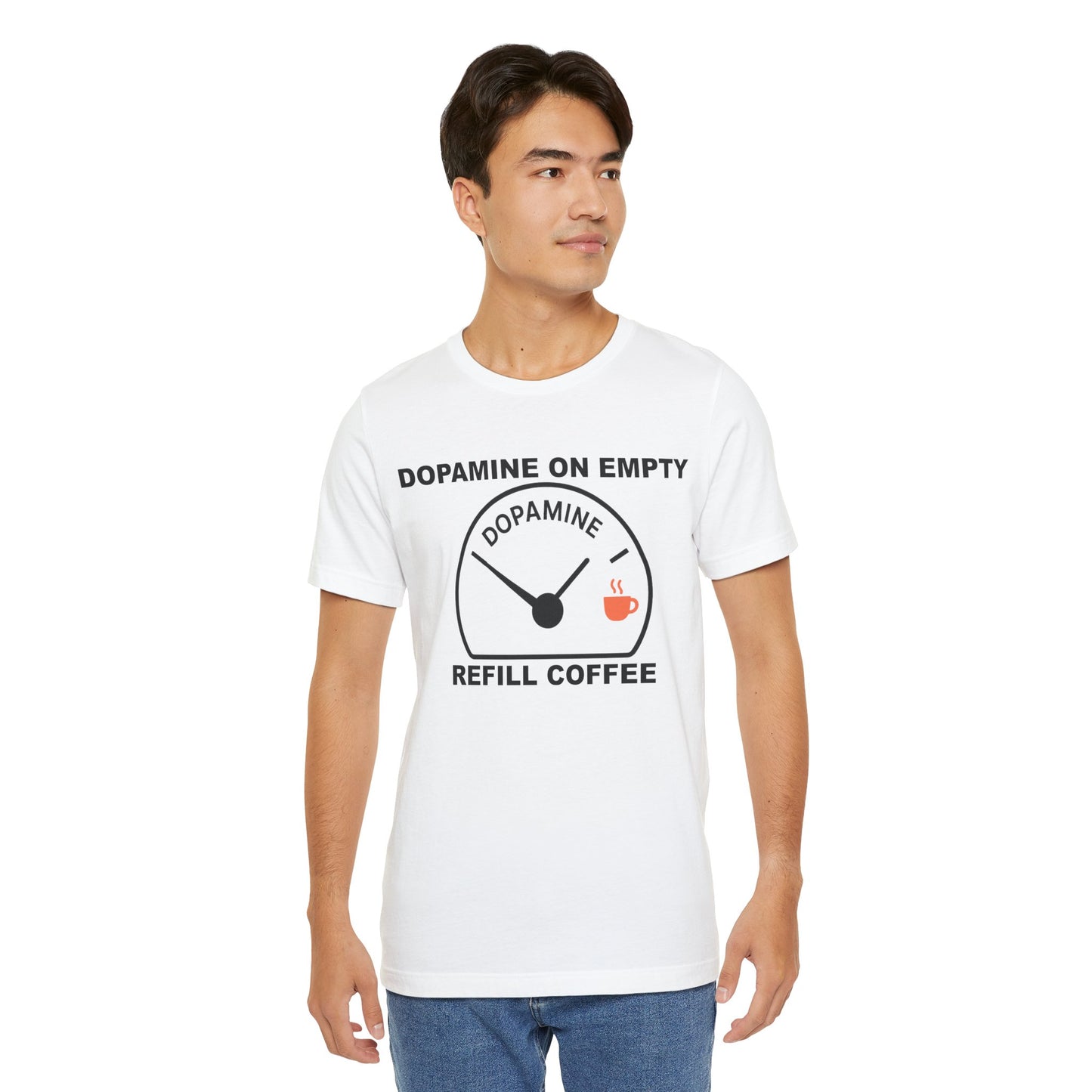 Dopamine on Empty Coffee Lovers Graphic Tee