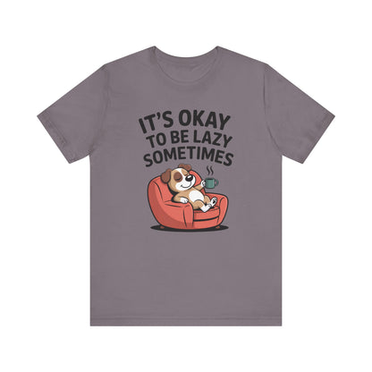 Lazy Dog Funny Pet Lover Graphic Tee