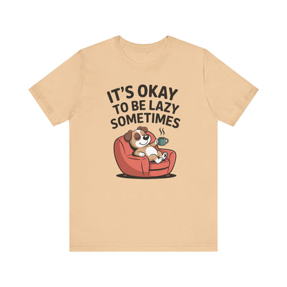Lazy Dog Funny Pet Lover Graphic Tee