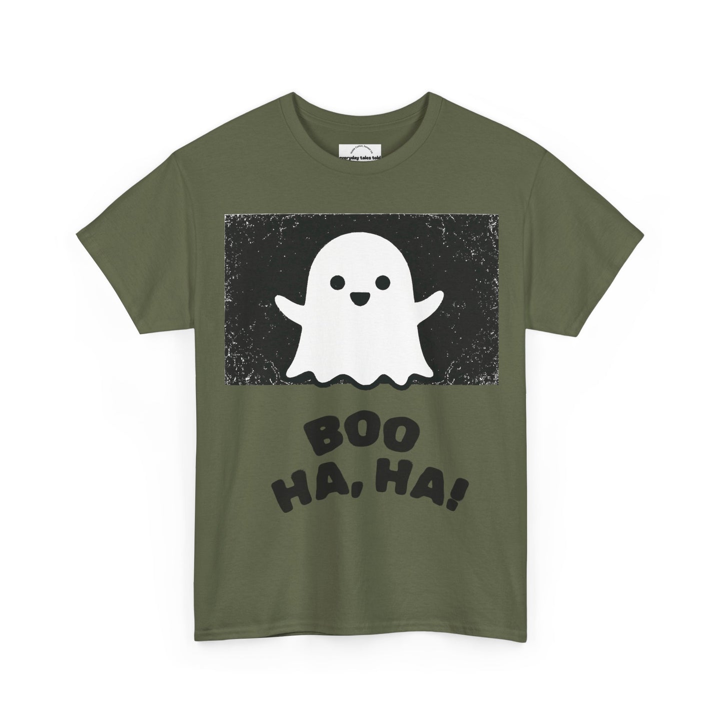 Funny Halloween Ghost T‑Shirt – “BOO HA, HA!” Graphic Design | Unisex Spooky Season Tee