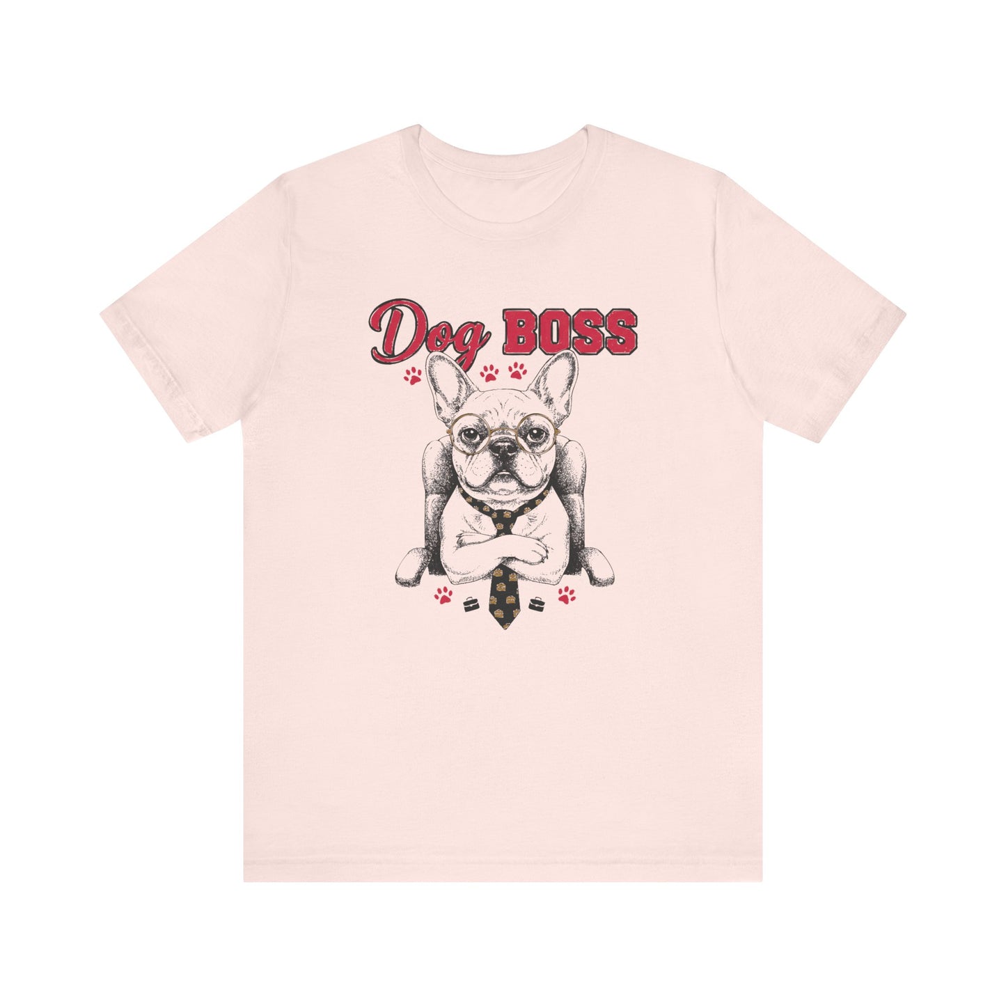 Dog Boss Funny Dog Lover Graphic Tee