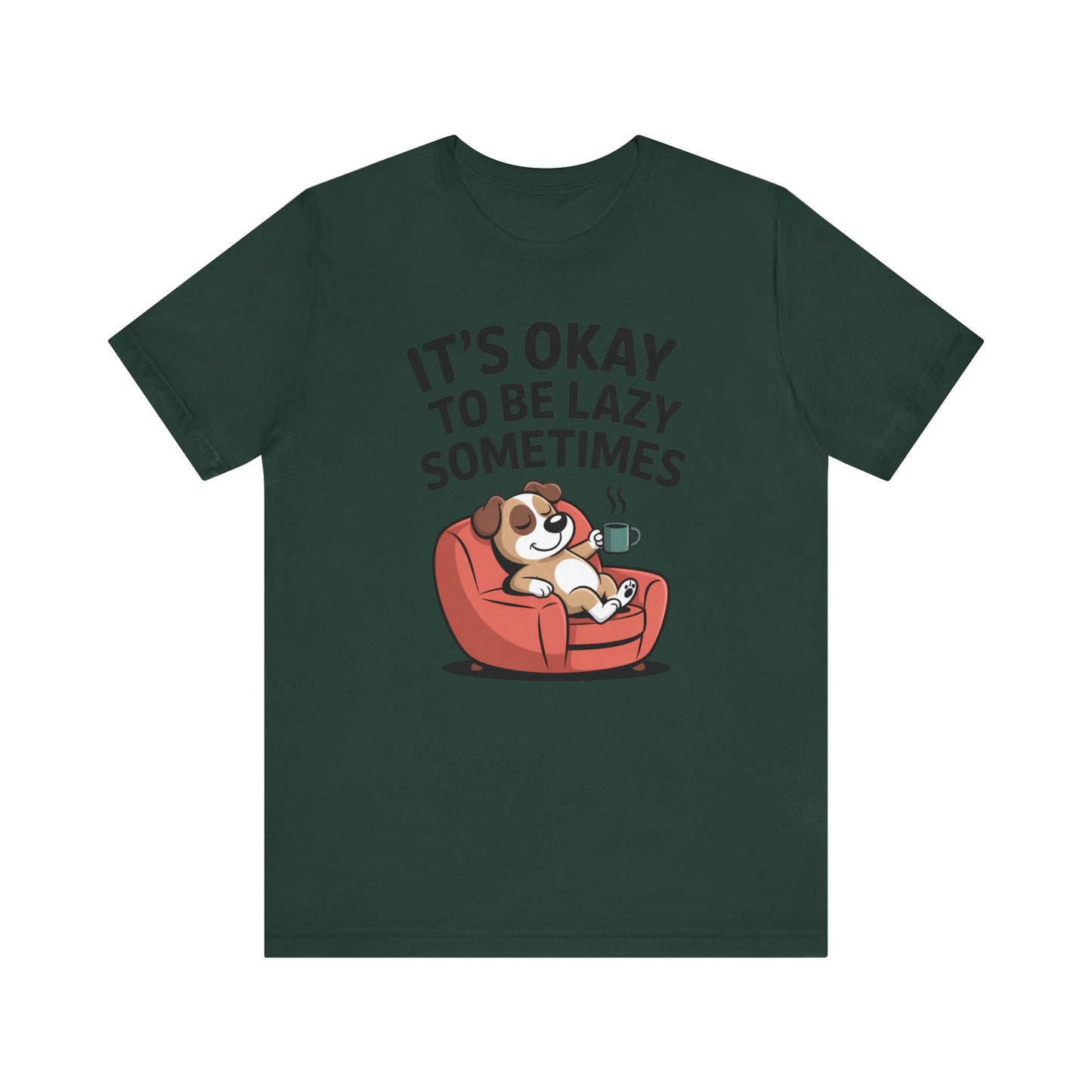 Lazy Dog Funny Pet Lover Graphic Tee