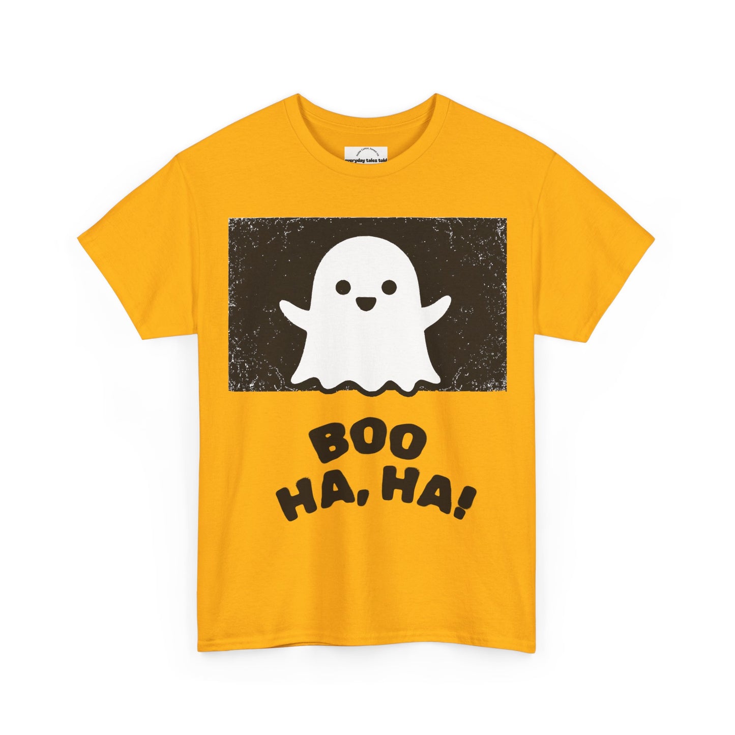 Funny Halloween Ghost T‑Shirt – “BOO HA, HA!” Graphic Design | Unisex Spooky Season Tee