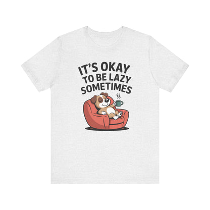 Lazy Dog Funny Pet Lover Graphic Tee
