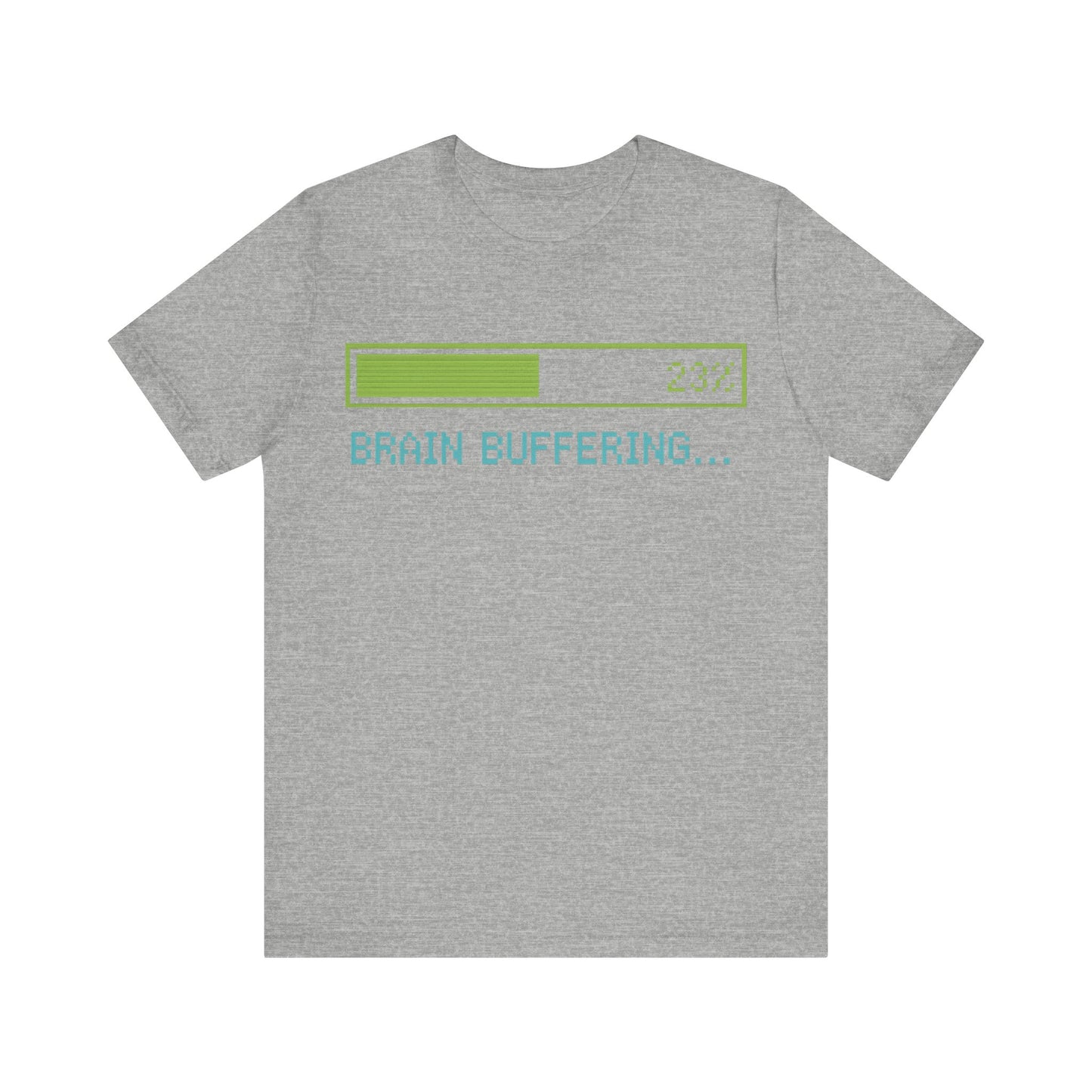 Brain Buffering Funny Graphic Tee – Gamer Humour