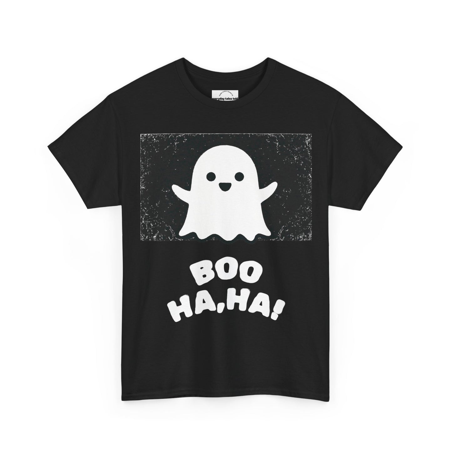 Funny Halloween Ghost T‑Shirt – “BOO HA, HA!” Graphic Design | Unisex Spooky Season Tee