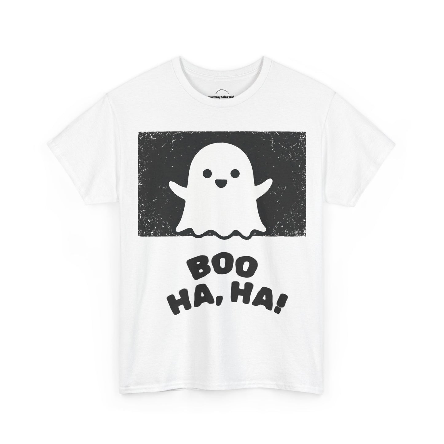 Funny Halloween Ghost T‑Shirt – “BOO HA, HA!” Graphic Design | Unisex Spooky Season Tee