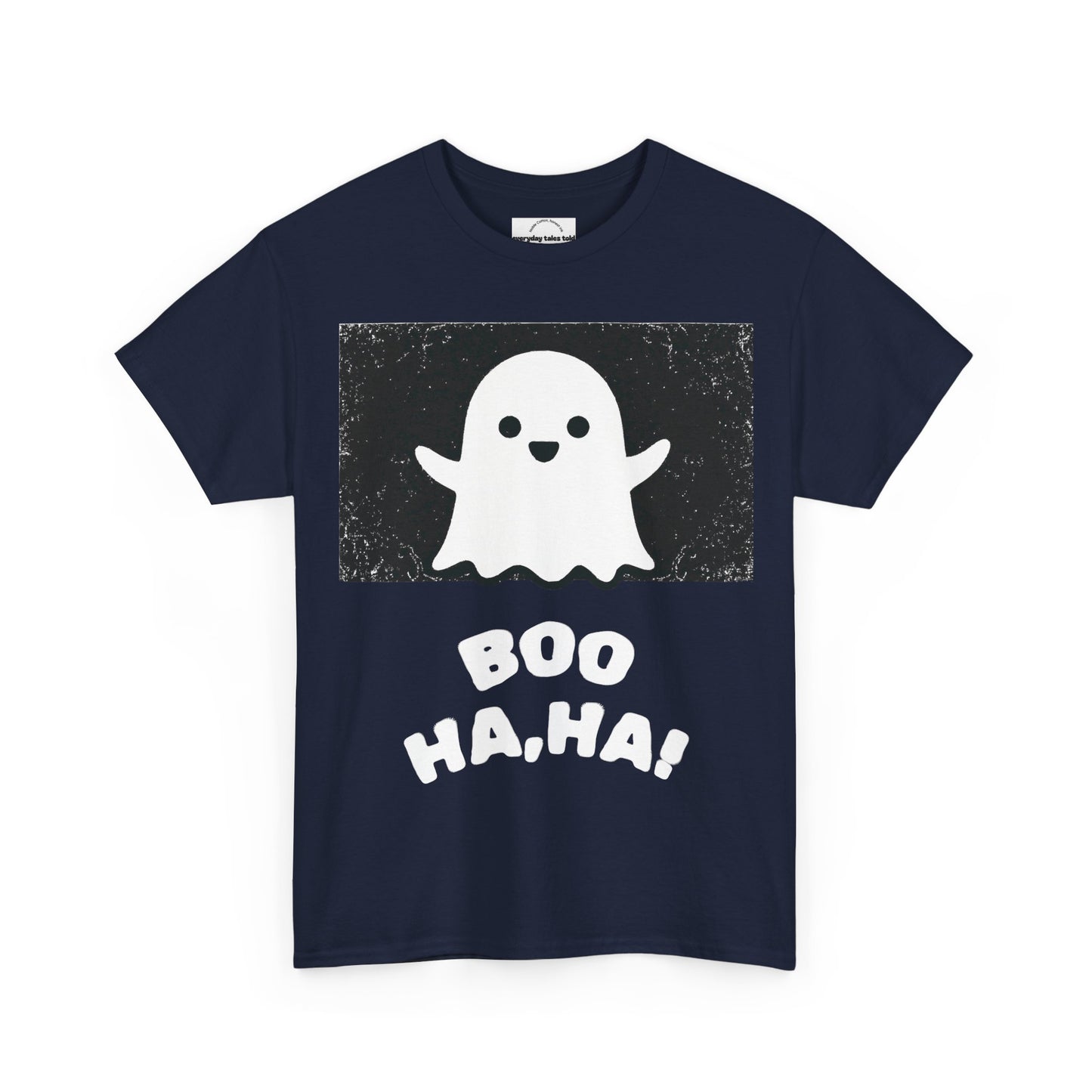 Funny Halloween Ghost T‑Shirt – “BOO HA, HA!” Graphic Design | Unisex Spooky Season Tee