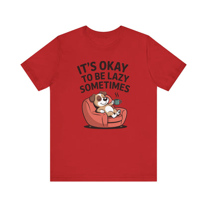 Lazy Dog Funny Pet Lover Graphic Tee