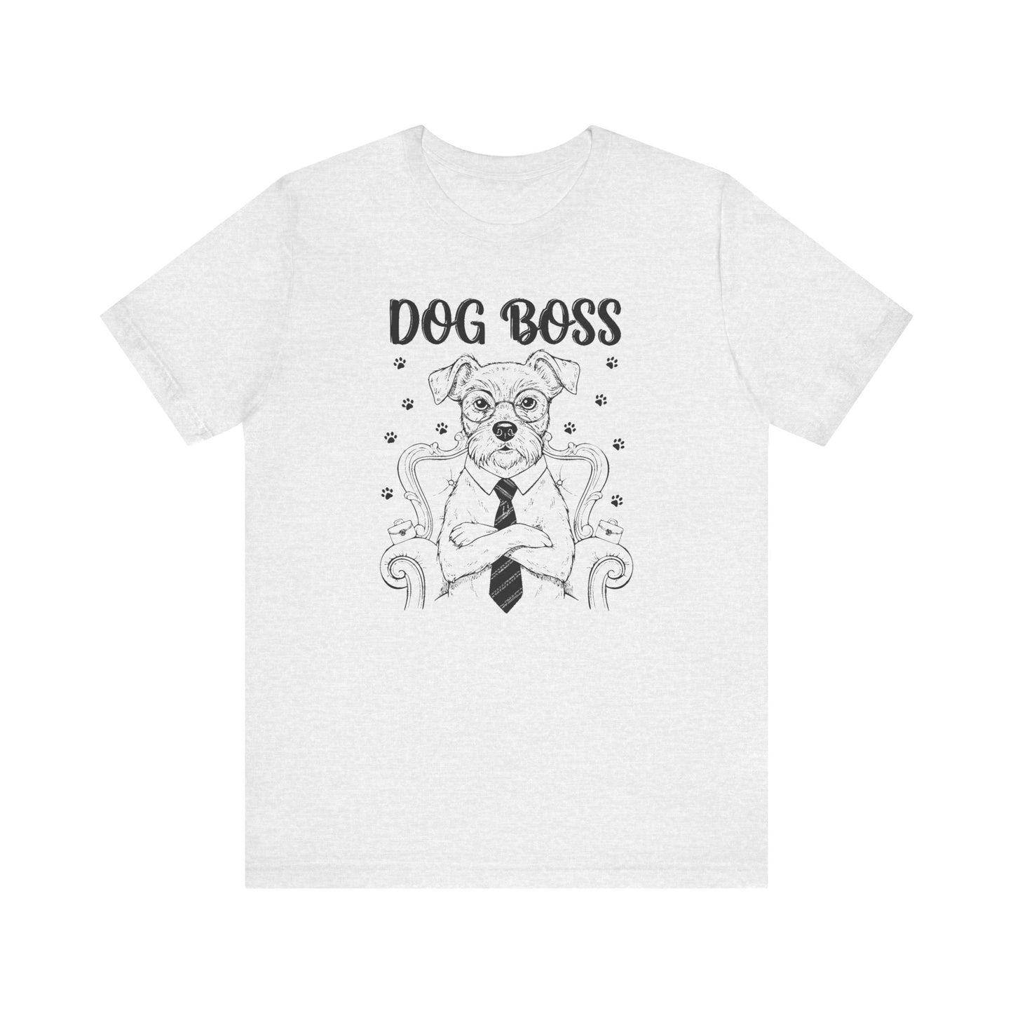 Dog Boss KING Graphic Tee – Funny Dog Lover Gift