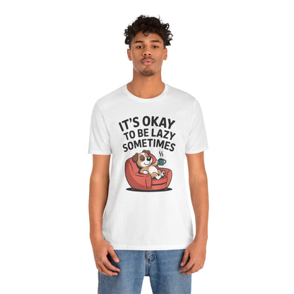 Lazy Dog Funny Pet Lover Graphic Tee